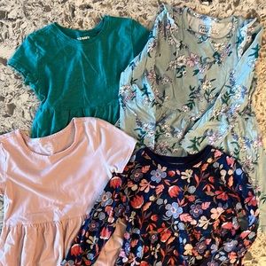 Lot of 5 girls dresses 4 and 5